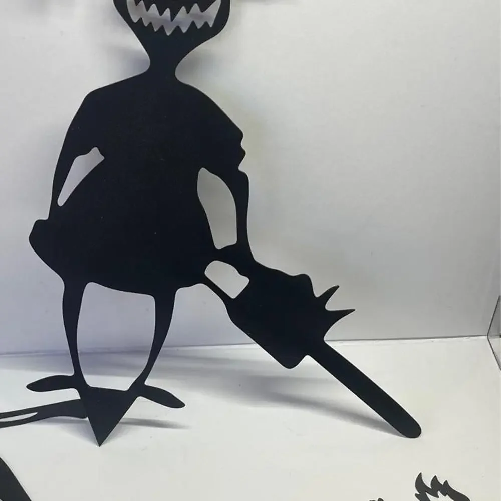 Black Shadow Yard/Garden Metal Figures